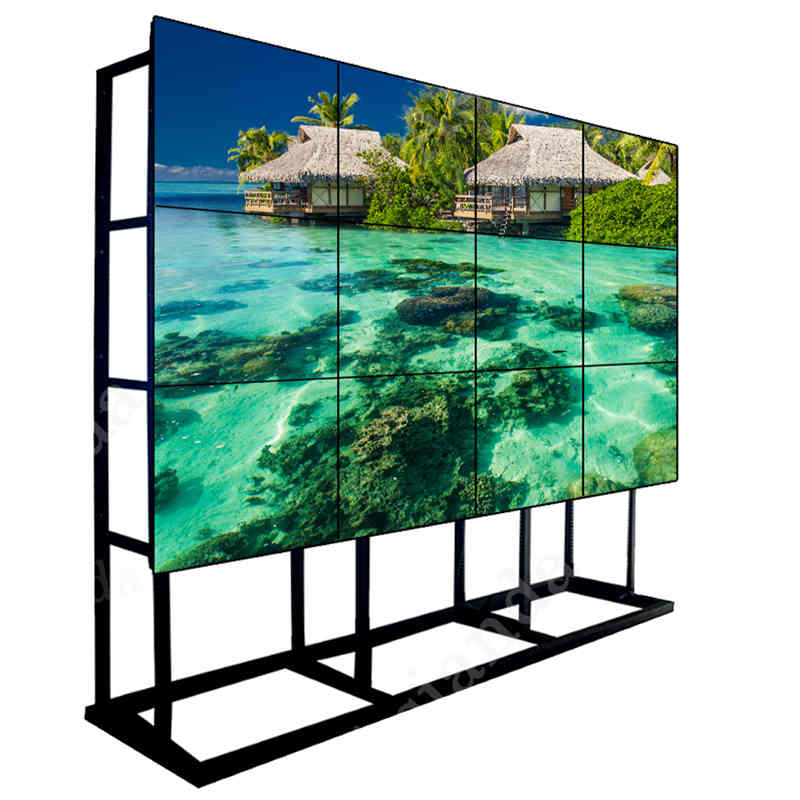 55 pouces 3,5 mm lunette 700 Nit LCD Video Walls System Monitor Display avec panneau LG pour Command Center, Shopping Mall, Chain Store control room