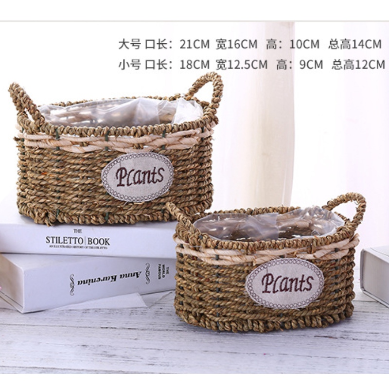 Un panier de 2 fleurs