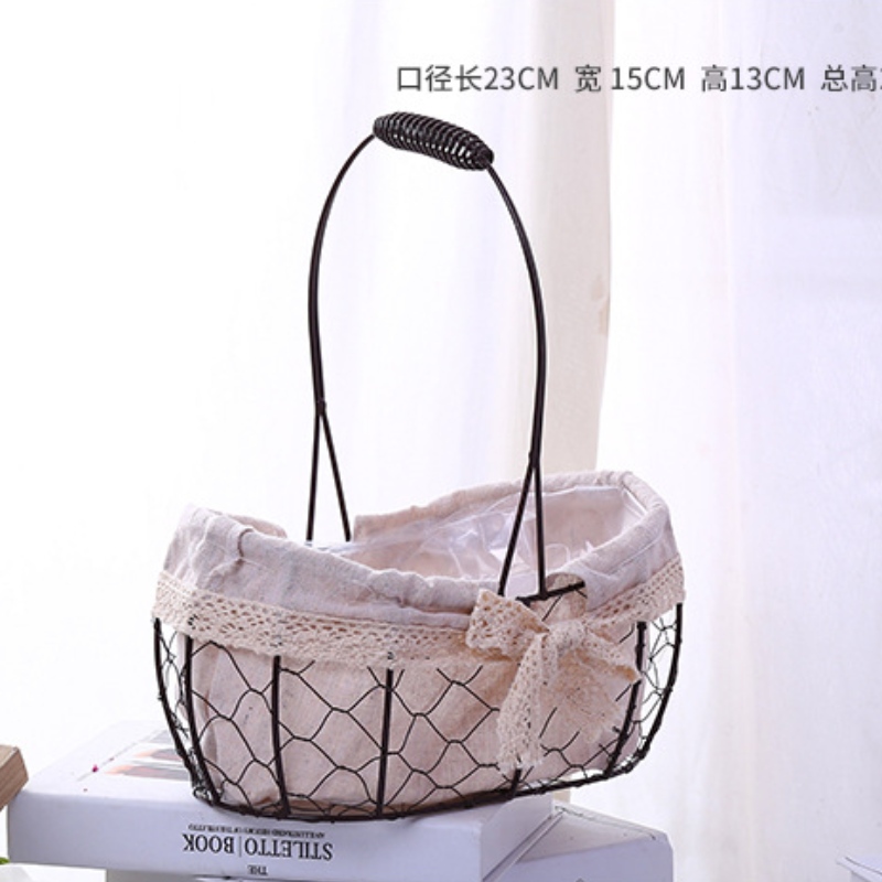 Panier en fil floral