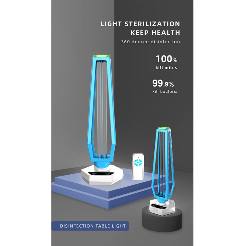 Lampe anti-coronavirus bleu blanc désinfection UV 2020