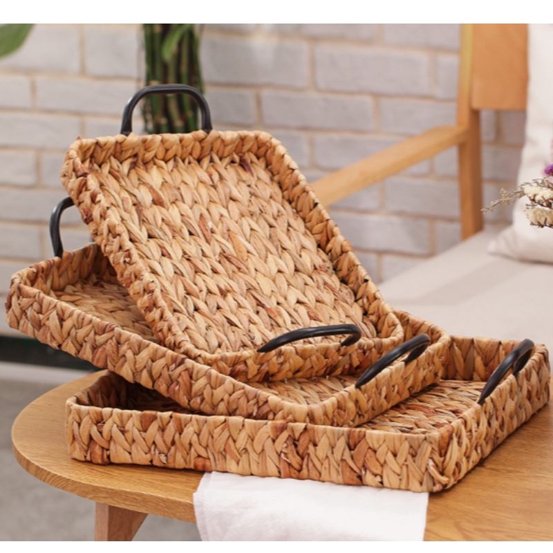 Plateau d'affichage en jacinthe d'eau