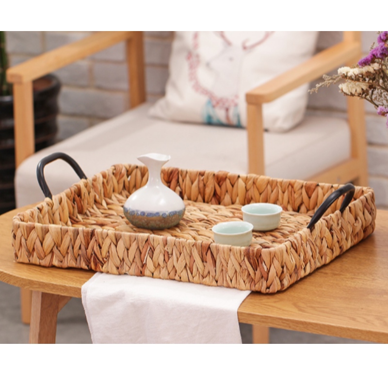 Plateau d'affichage en jacinthe d'eau