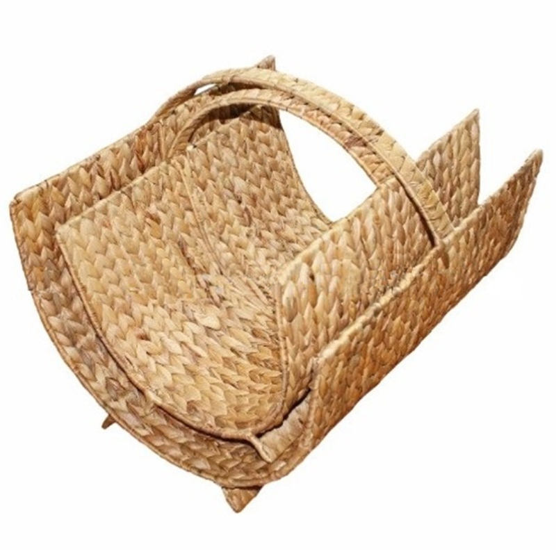 Panier de rangement pour magazines avec poignée