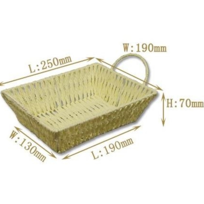 Home Decoration Paper rotin Storage Display Plateau