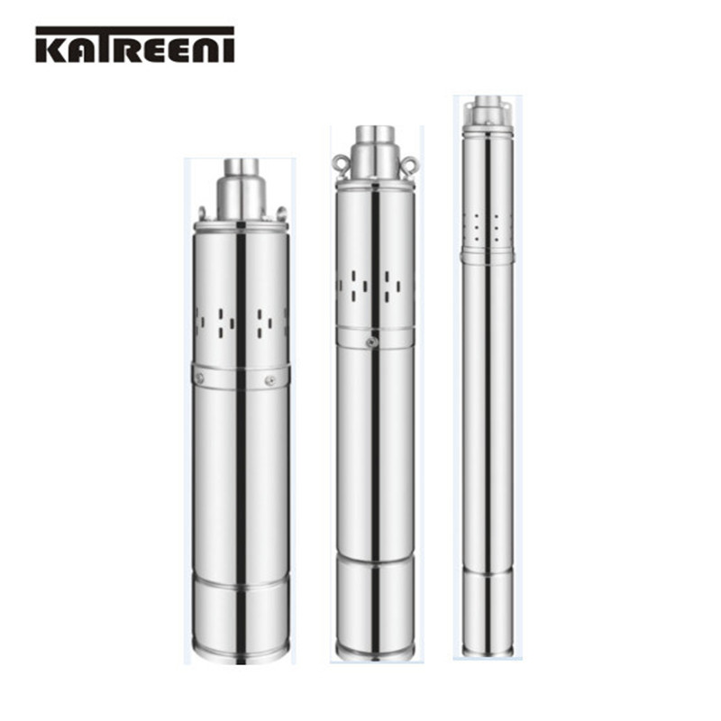 Pompe à eau submersible de vis de puits profond de puits de 2 pouces 2qgd pour le système de pompage solaire