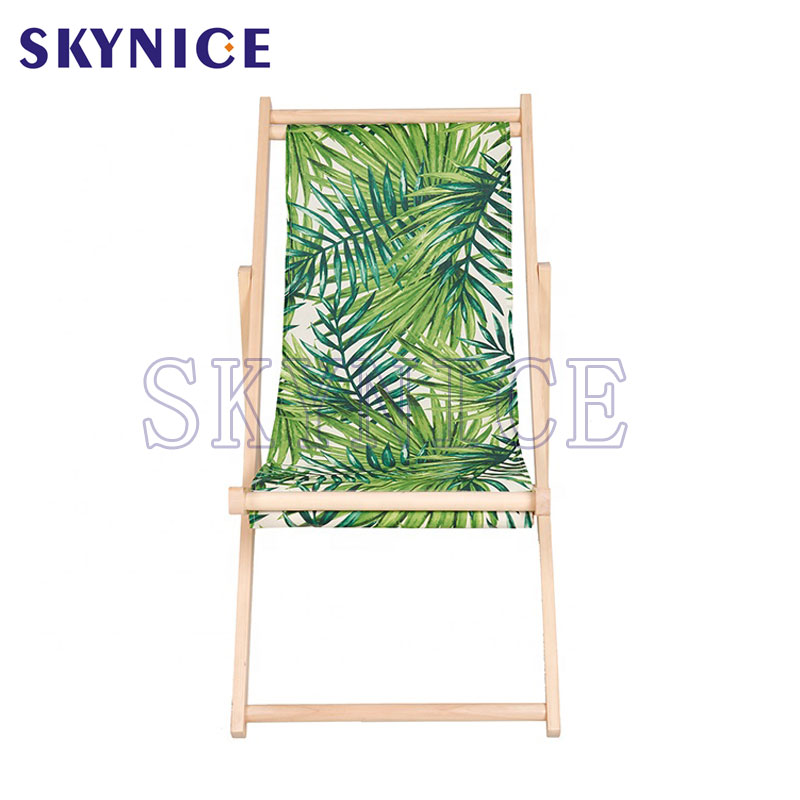 Chaise de plage en bois