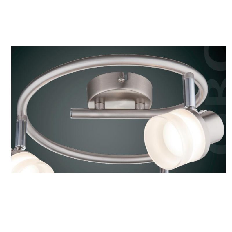 Spot LED haute tension-3, avec abat-jour en plastique cylindrique