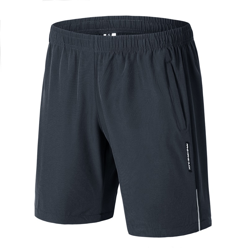 Vente chaude hommes plaine noir cordon personnalisé gym porter des shorts de fitness streetwear shorts de sport