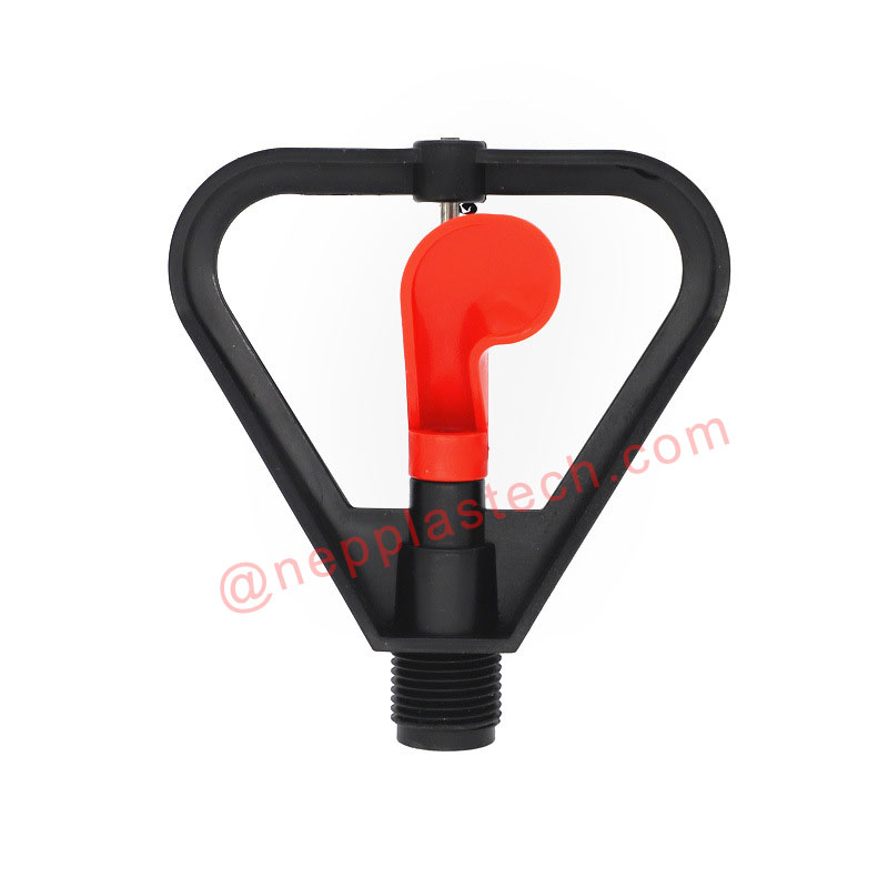 1\/2 pouce en forme de papillon verger et pelouse de jardin arrosage automatique rotation tête d'arrosage