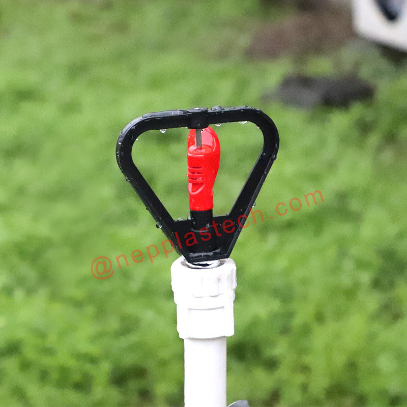 1\/2 pouce en forme de papillon verger et pelouse de jardin arrosage automatique rotation tête d'arrosage