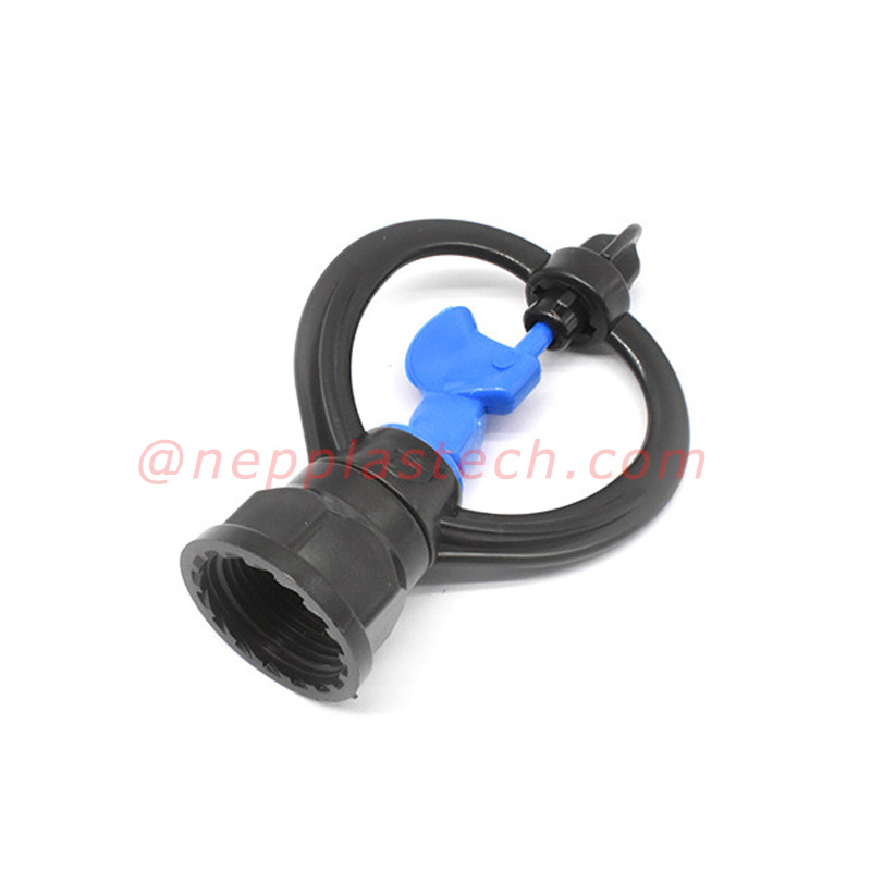 agriculture pulvérisation équipement d'irrigation 1\/2 pouce arroseurs rotatifs pépinière arbuste arrosage moyenne distance turbine arroseurs