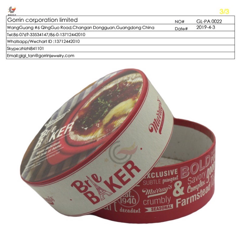 GL-PA0022 Boîte de baril