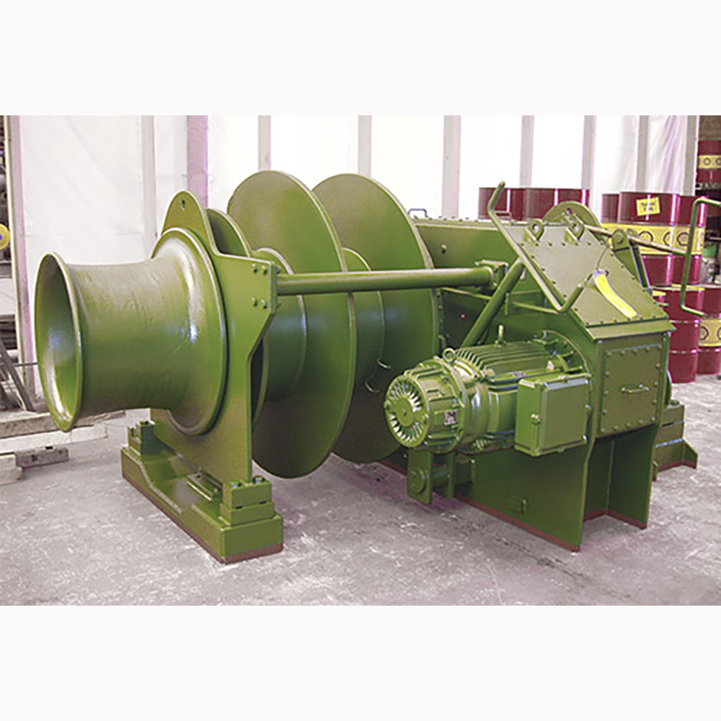 Electric mooring winch