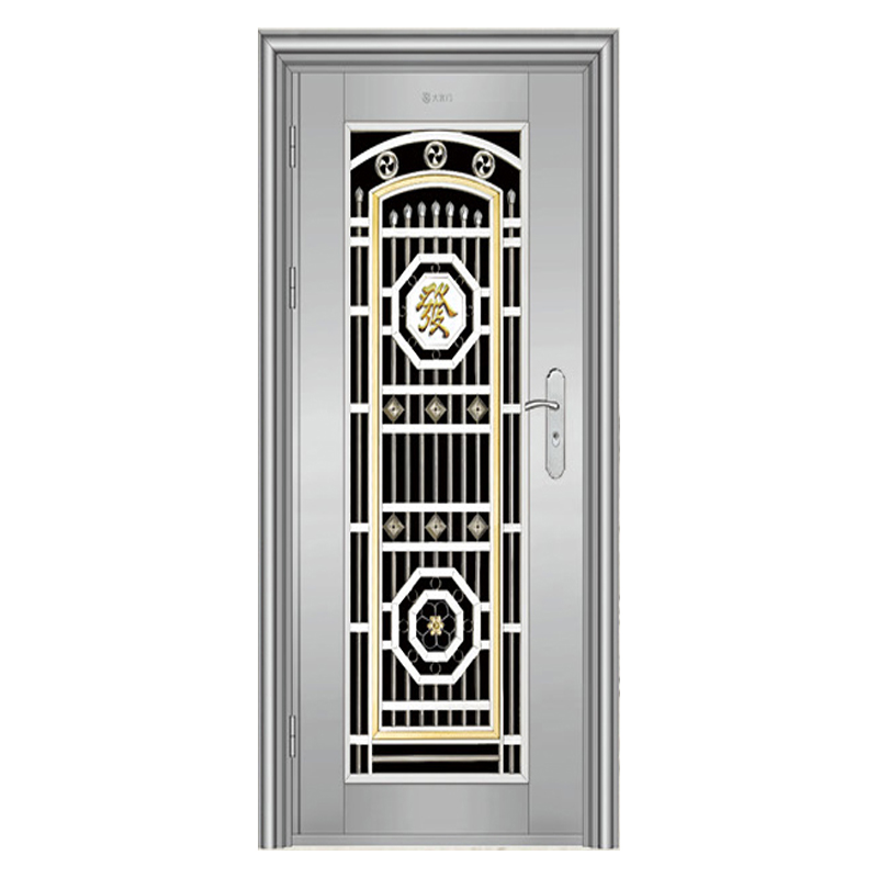 Porte en acier inoxydable externe complexe