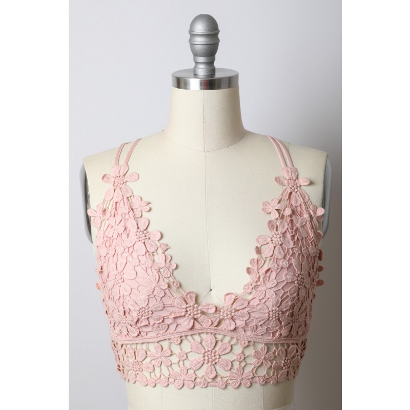 GA-5526 Crochet Daisy Landline Bralette