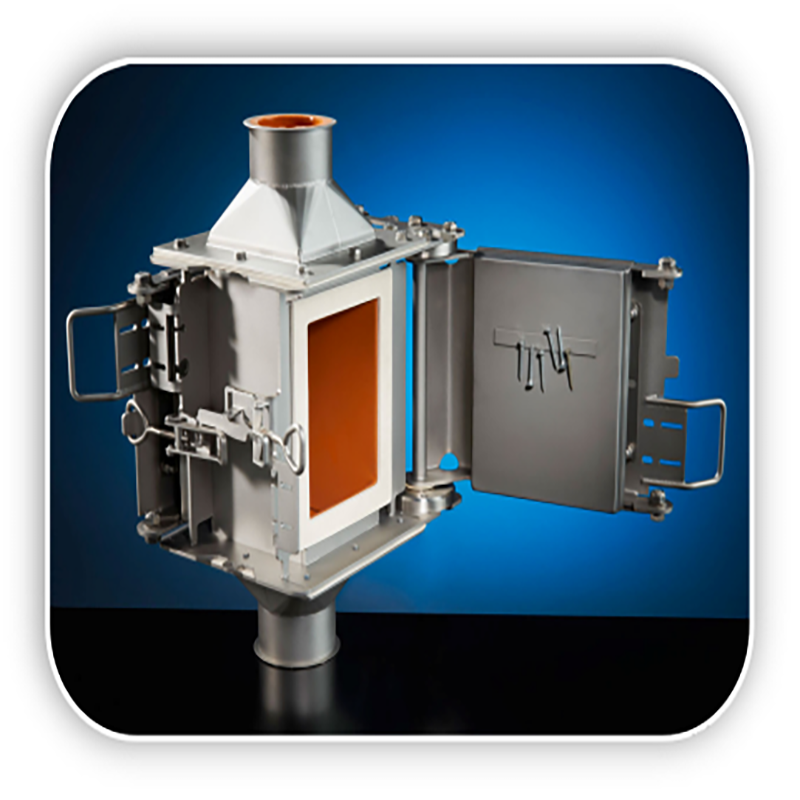 Filtrage par usinage de particules d 'aimant dans une plaque autonettoyante