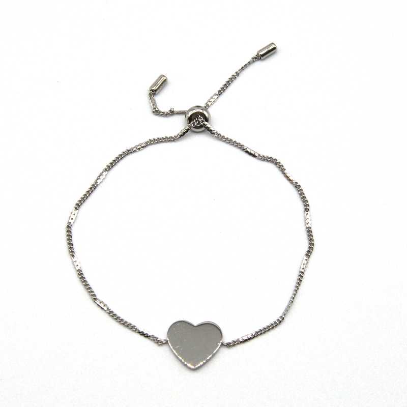 Bracelet coeur en acier inoxydable RFBBG1779