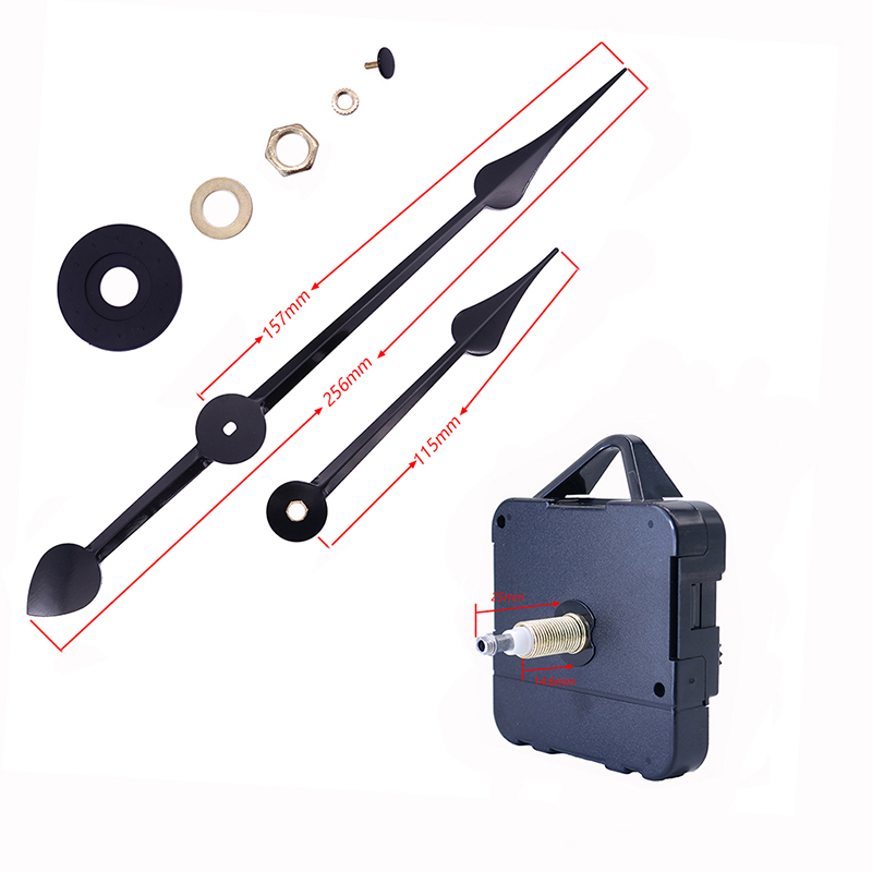 HR 1688 - 23mm grand couple I Mur d 'horloge mouvement et pointeur d' horloge