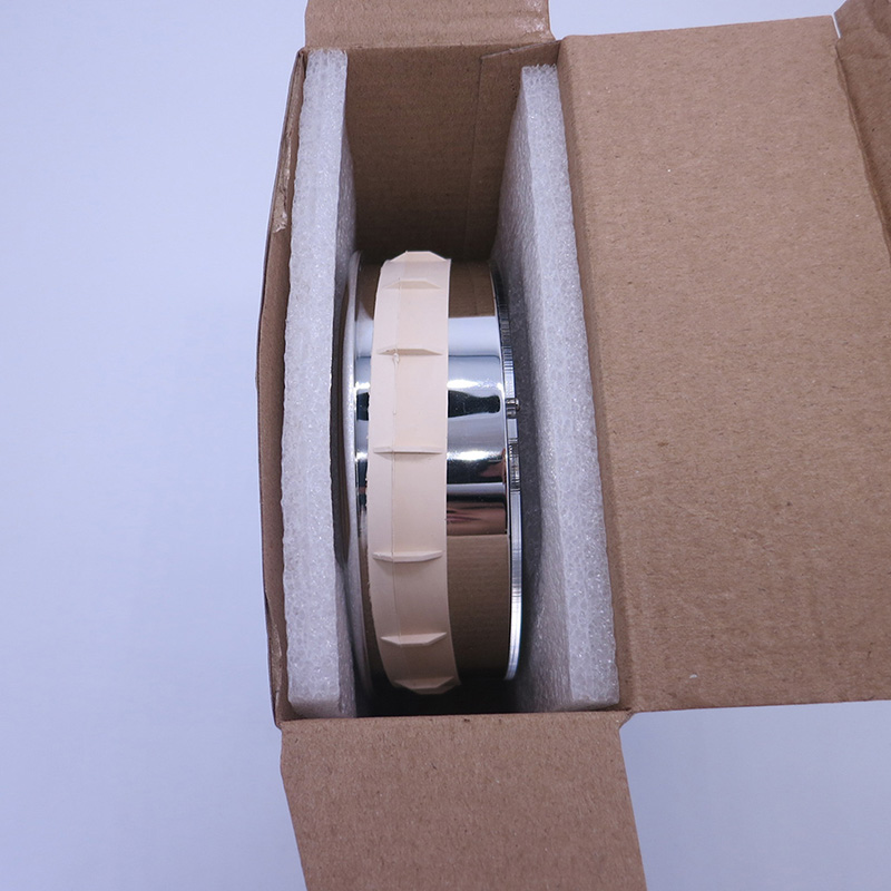 insert d'horloge en métal de luxe en argent de 133 mm de diamètre