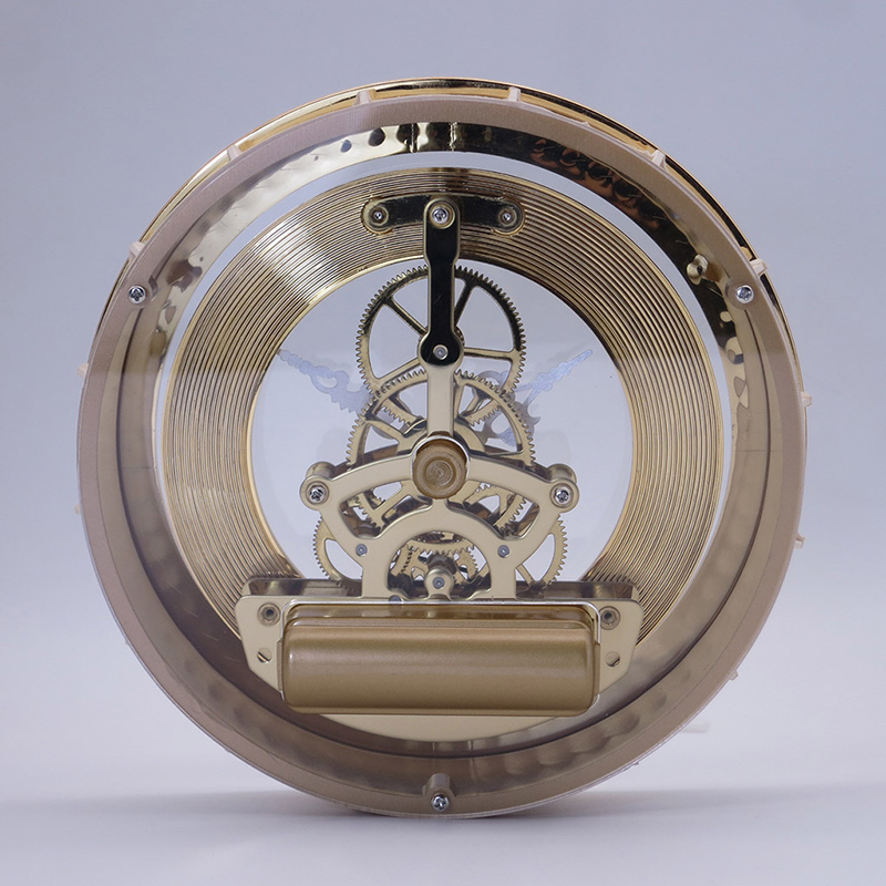 insert d'horloge squelette en or diamètre 148 MM