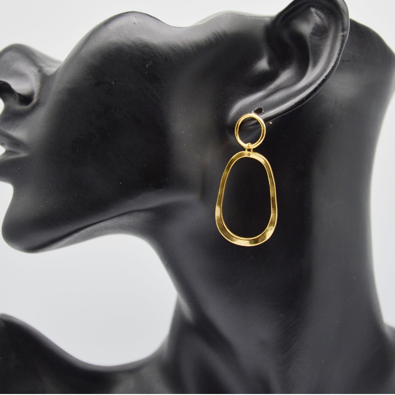 Boucles d 'oreilles en acier inoxydable rfber0061