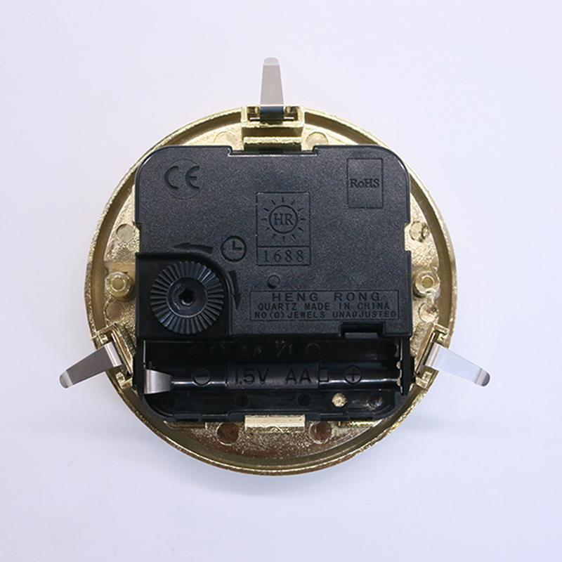 insert d'horloge murale en or 75 mm de diamètre