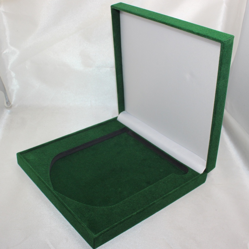 Case en velours carré de la rubrique V - 23l, pouvant contenir plus de 150 * 150 mm de pièces de monnaie, de médailles et d 'insignes, etc.