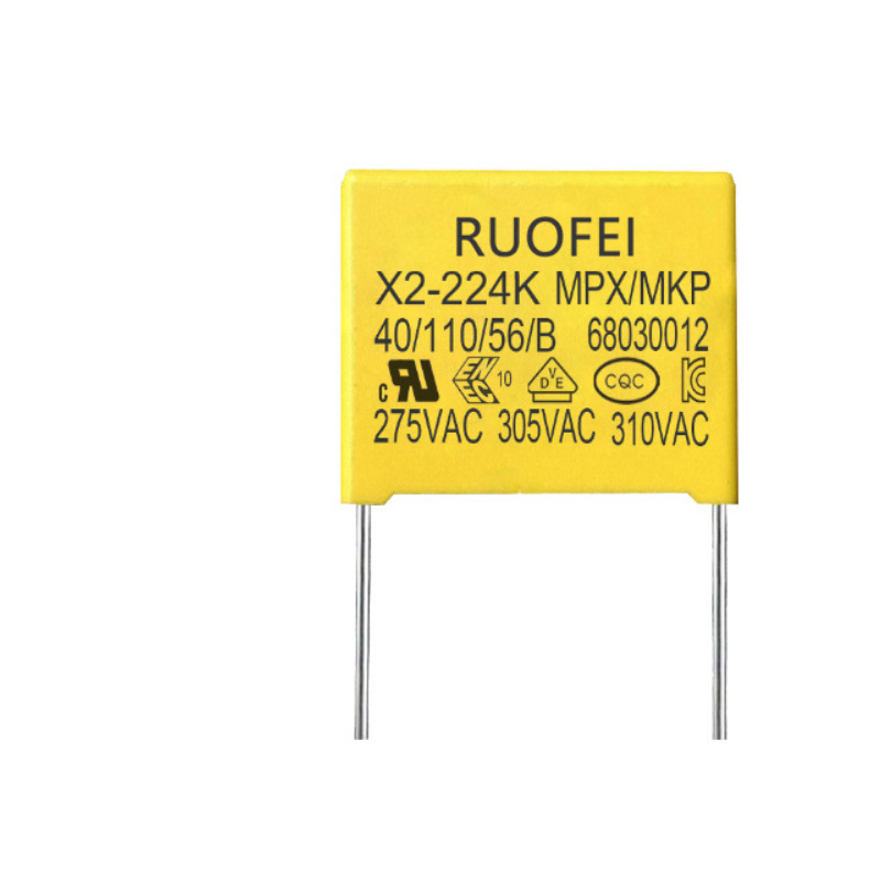 Condensateurs à film RUOFEI classe X2 condensateur de boîte de sécurité 275V condensateur AC mkp x2, avec divers certificats