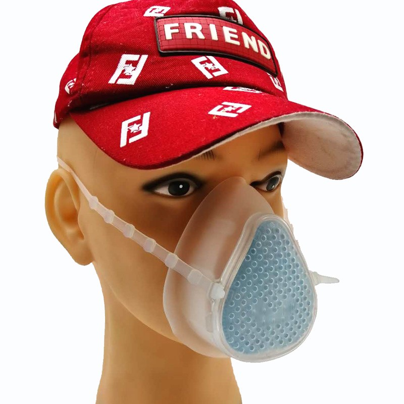 S8 \/ S9 Le taux de filtration à quatre couches non jetable du masque en silicone résistant aux virus Covid est de 98,2%