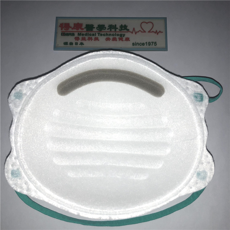 Demi-masque facial en forme de tasse non tissée jetable N95 pour une utilisation personnelle