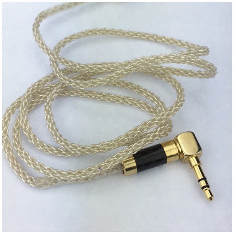 Câble audio de voiture stéréo 8 brins de câble d'extension de coude en métal mâle à femelle connexion bricolage