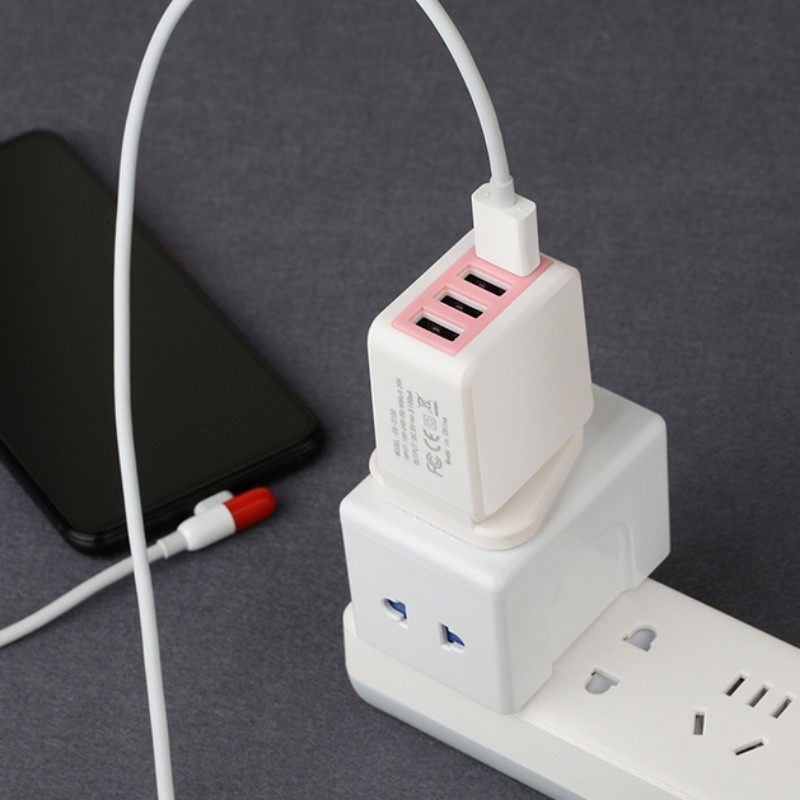 UE / USA / British Connection 2.1a - 4 port USB mural cargo Exchange Travel Charger adapter portable charger 18w 3.0