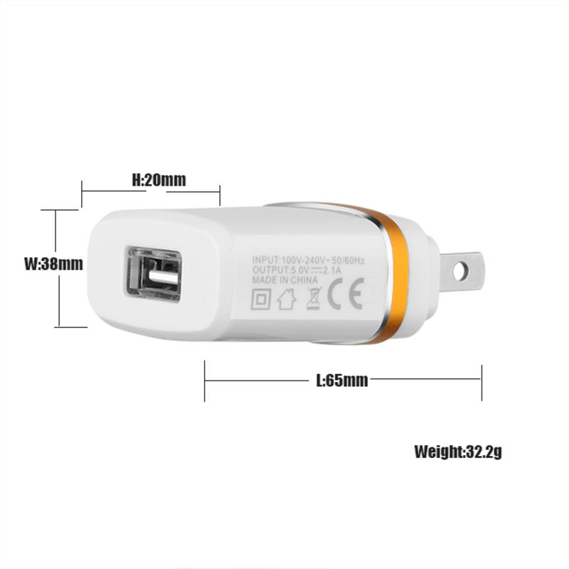 Adaptateur de chargeur de voyage universel universel mural USB Chargeur portable de charge de téléphone portable rapide