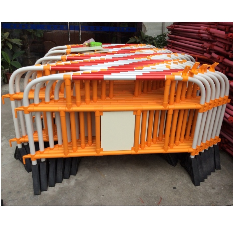 Barrière en plastique réfléchissante légère de barrière de trafic de barrière de barricade de PVC clôturant