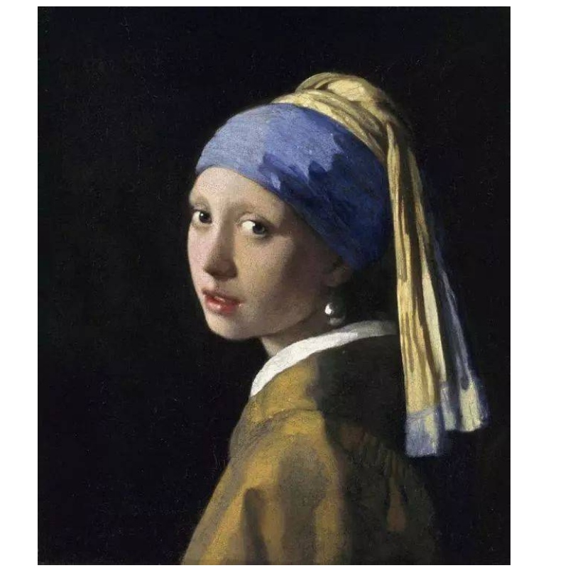 Cartes de voeux Johannes Vermeer, enveloppes blanches.Design personnalisé