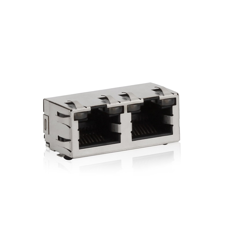 RJ45,1X2, LED, boîtier de protection