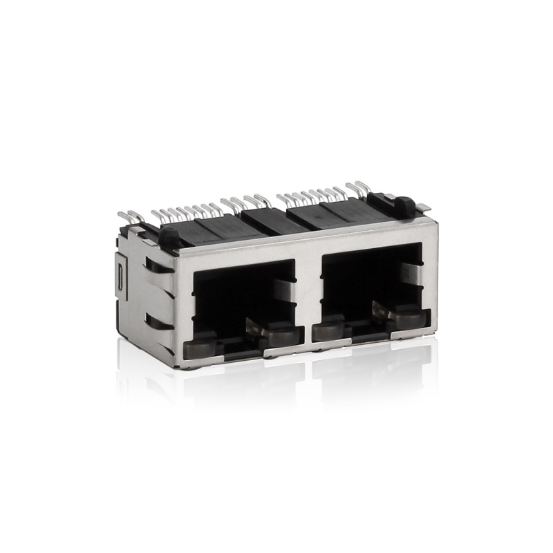 RJ45,1X2, LED, boîtier de protection