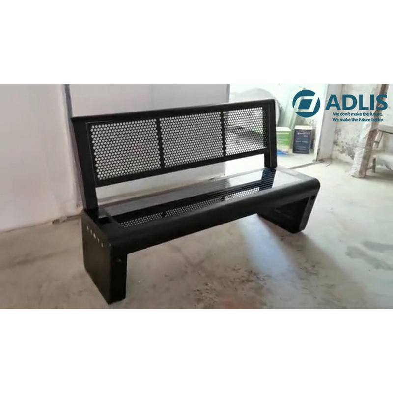 High Quality unique DESIGN URBAN Street Solar chair intelligent Outdoor Furniture