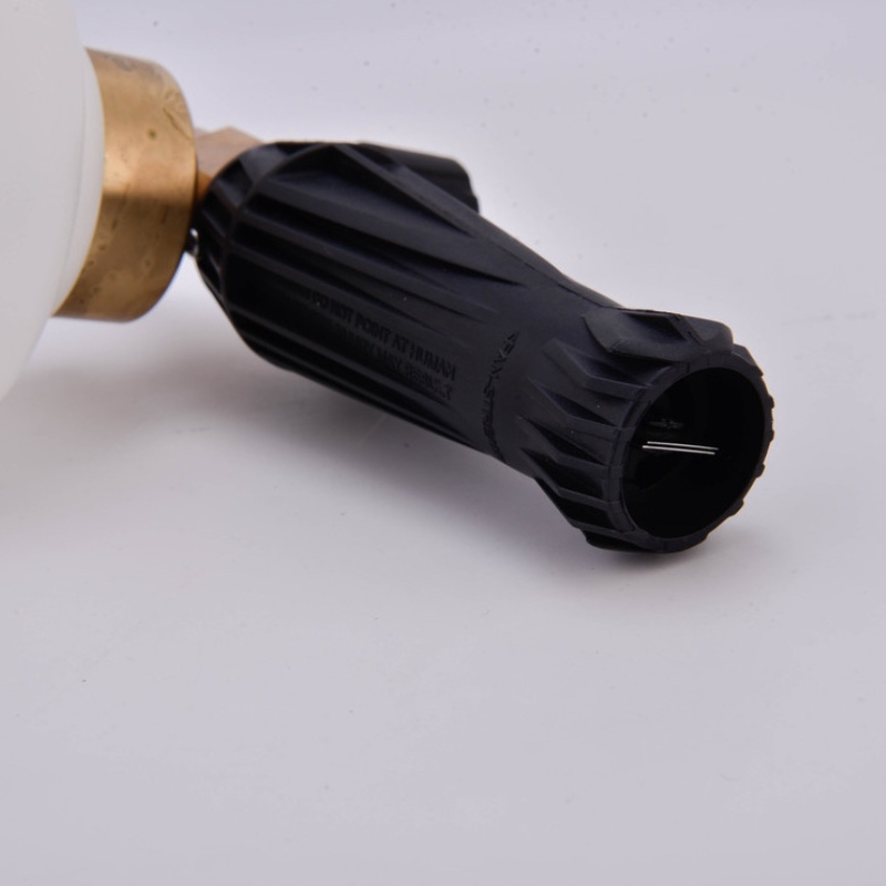 Lance de mousse de neige de nettoyeur haute pression pour connecteur rapide de pulvérisateur de canon de mousse de laveuse de voiture 1.5L