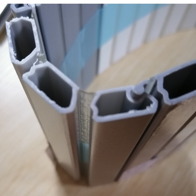 volets roulants PVC coupe-feu lattes volets pvc profilés coextrudés profil PVC lamelle pour porte d'armoire