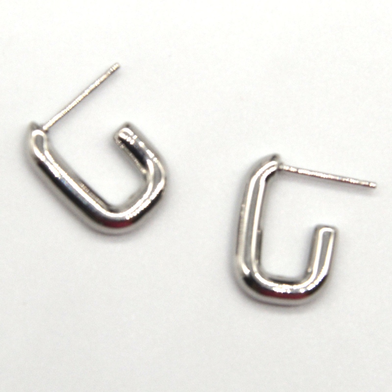 Boucles d'oreilles lettre hypoallergénique Femme Modèle Fille Cadeaux en acier inoxydable sans nickel pour copines, épouses, filles et sœurs, nièces, Chine, Usine de bijoux Ruifanbao