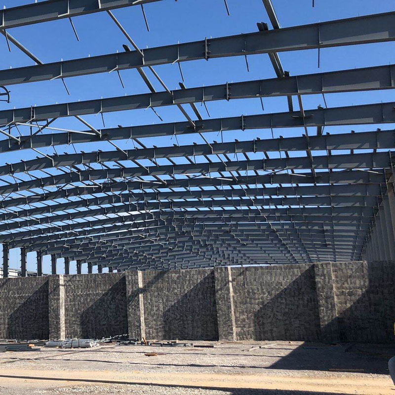 Entrepôt d'atelier de construction de série de structure métallique industrielle en gros