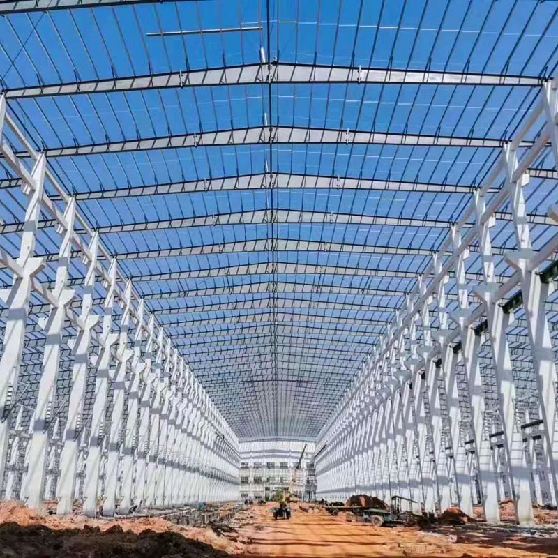 Entrepôt d'atelier de construction de série de structure métallique industrielle en gros