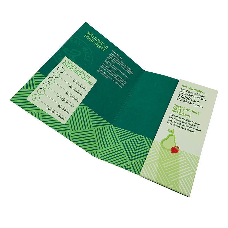 Portefeuilles papier A4 imprimés personnalisés