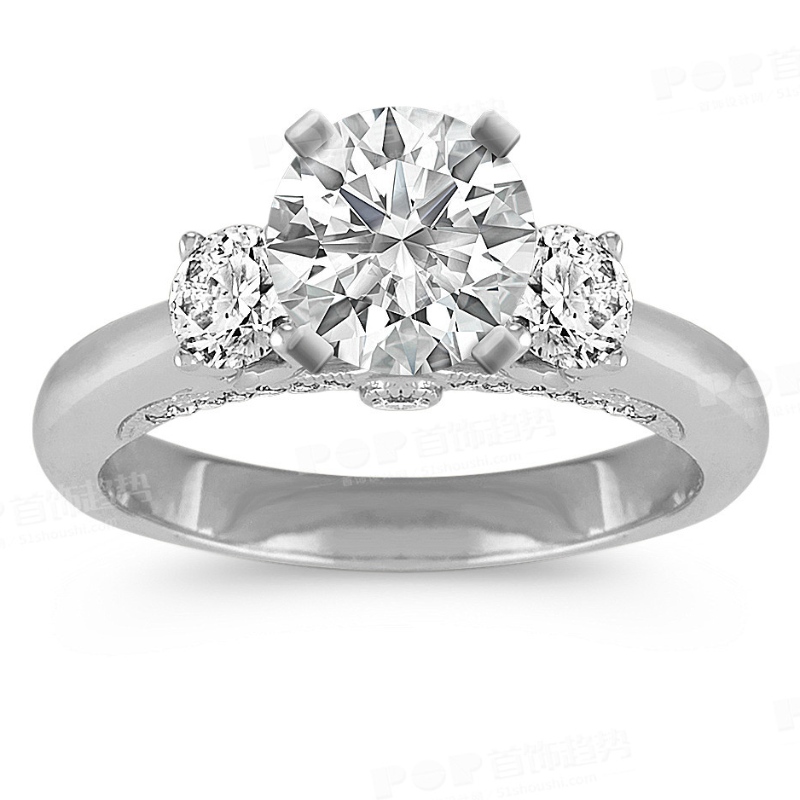 Ensemble de griffes atmosphériques simples pour femmes 925 bague en argent Chine Usine de bijoux Ruifanbao