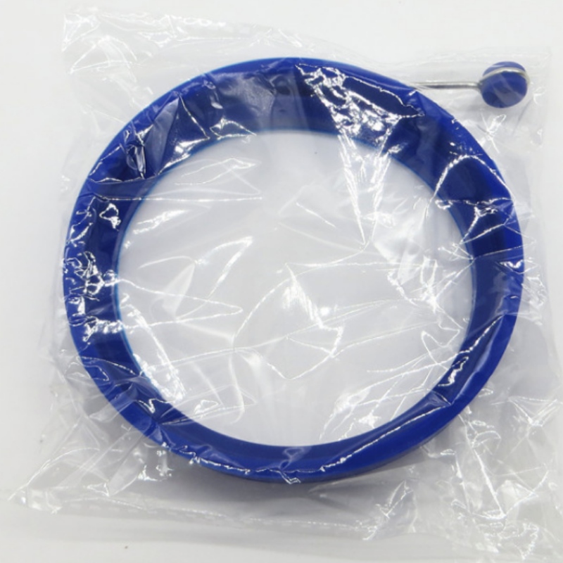 Silicone rond omelette poignée silicone omelette bricolage moule pochette oeuf silicone anneau d'oeuf