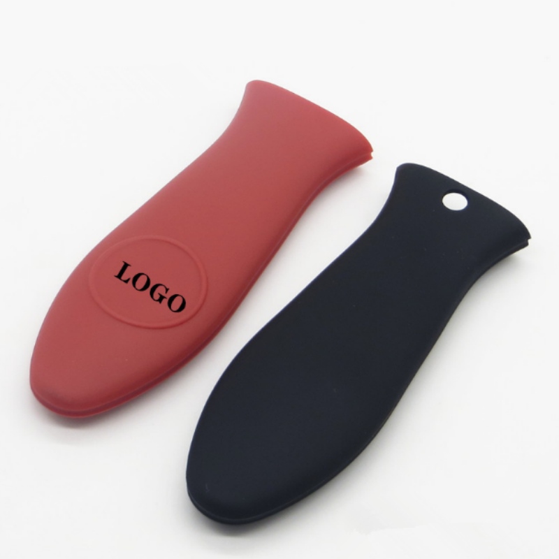 Couvercle de poignée de gel de silice épaissi Couvercle de poignée de casserole Poêle à frire Poignée de gel de silice gant Isolation thermique Couvercle de poignée de casserole antidérapante