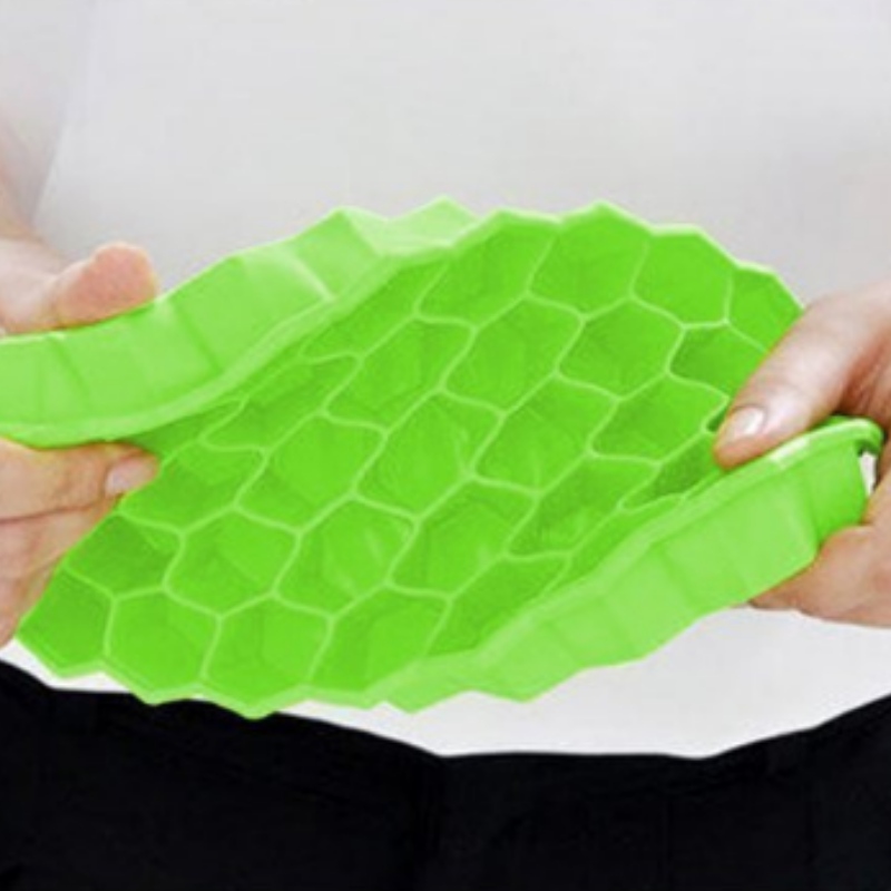 Grille de glace en gel de silice en nid d'abeille à 37 cellules avec couvercle