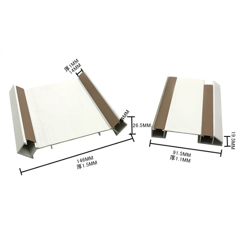 Ligne d'angle en PVC Profil en plastique pour matériau de décoration de conteneur mobile