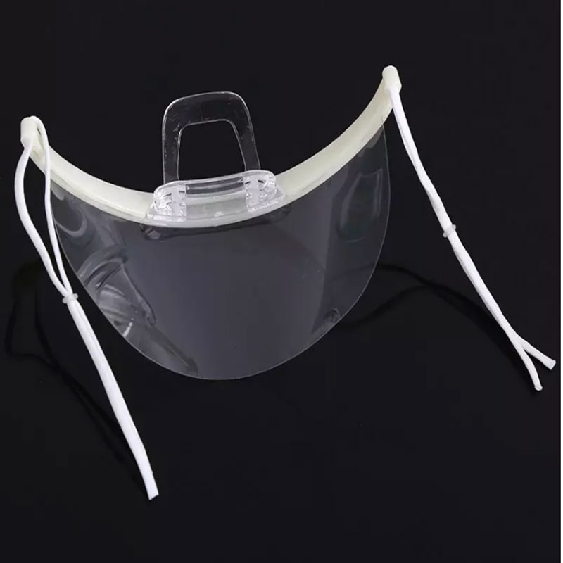 Réutilisable Transparent Transparent Anti-éclaboussures Anti-buée Visage Bouche Couverture Bouche Bouclier Couverture De Protection